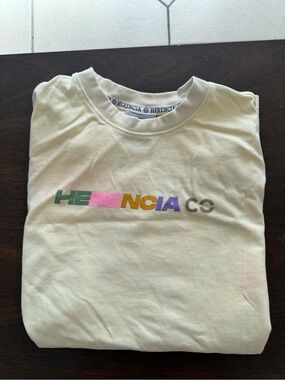 Women’s  Cream Logo Tee in Multi-Color